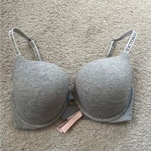 Victoria's Secret Gray Push-Up Bra